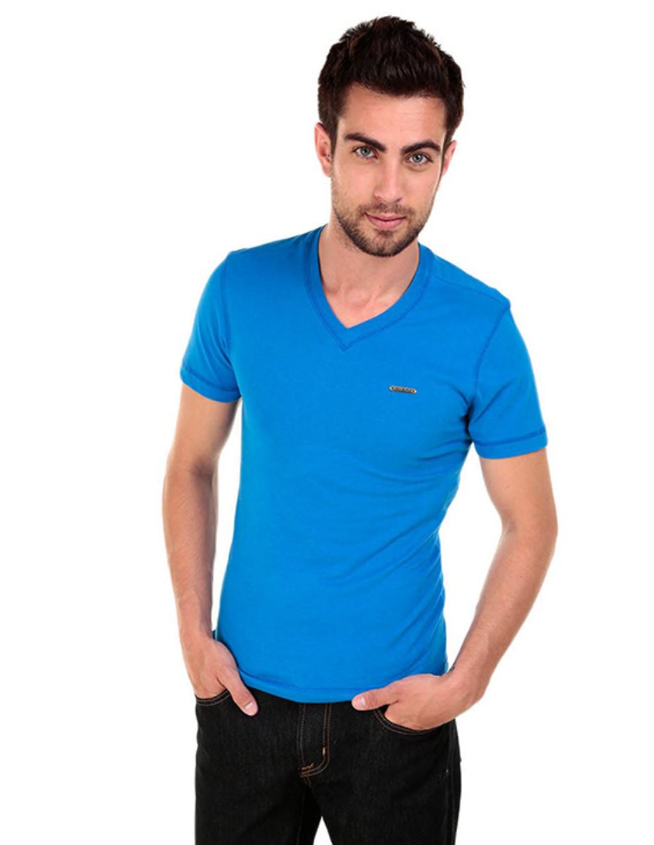 Playera cuello V para hombre 1