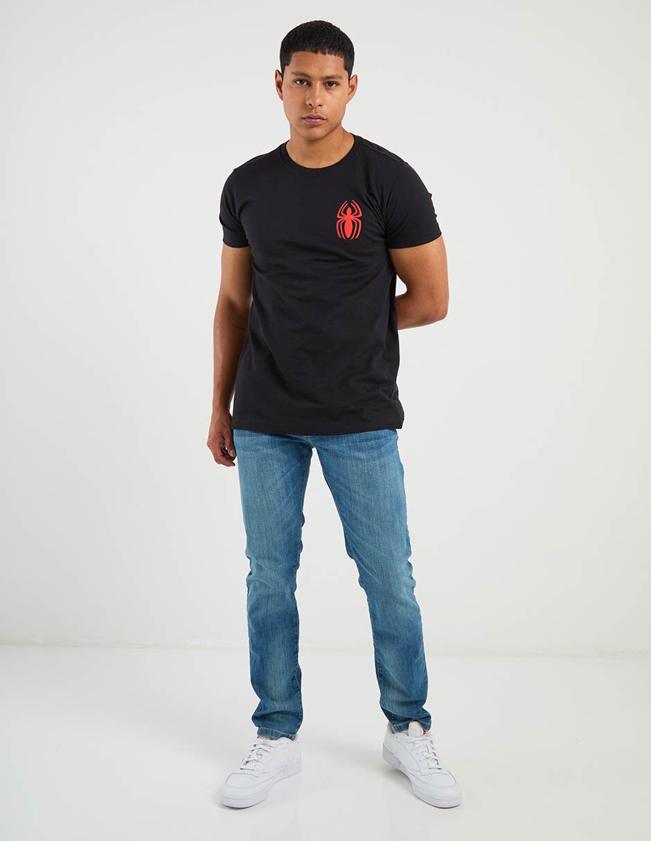 Jeans slim deslavado para hombre 3