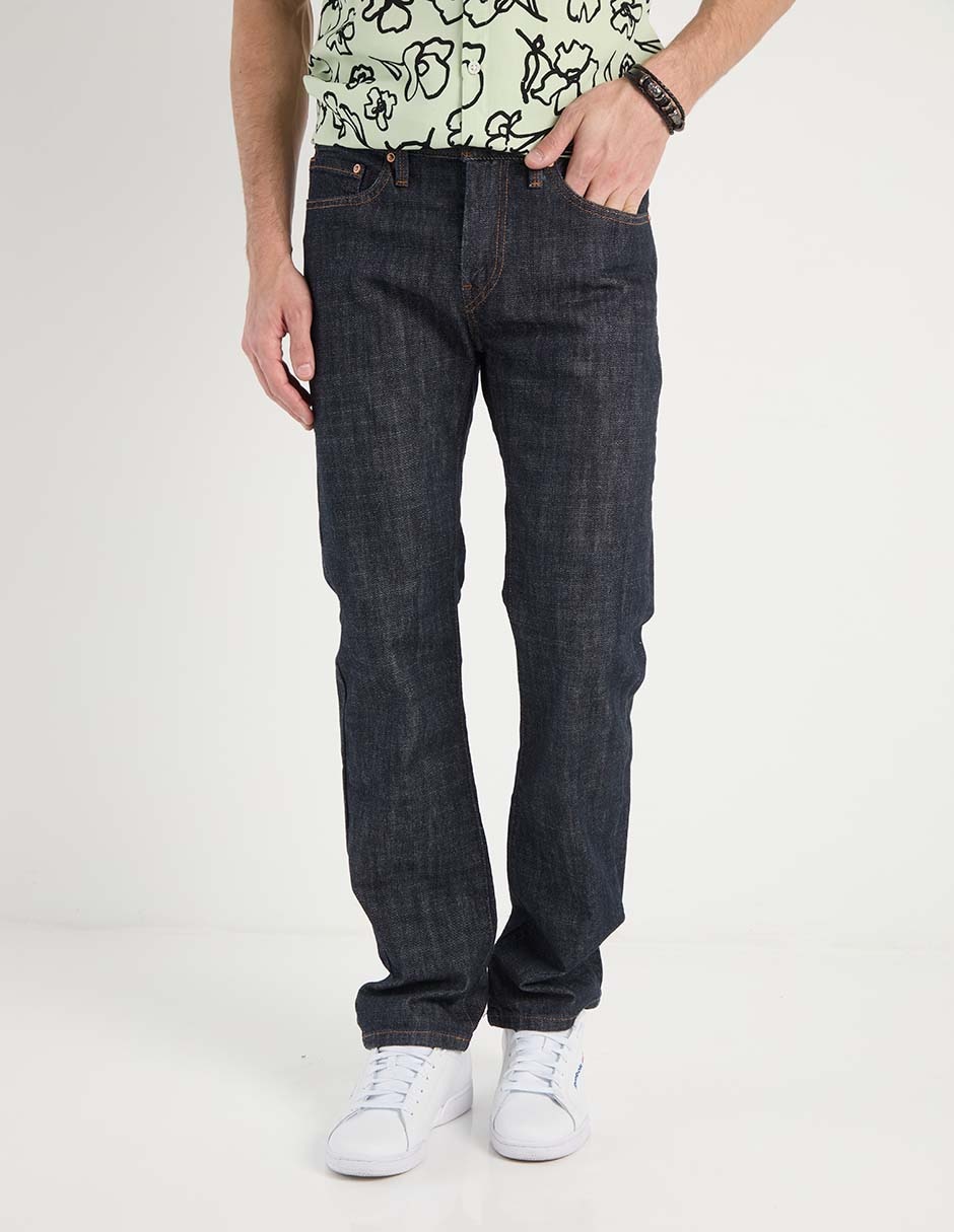 Jeans straight Silver Plate lavado obscuro para hombre