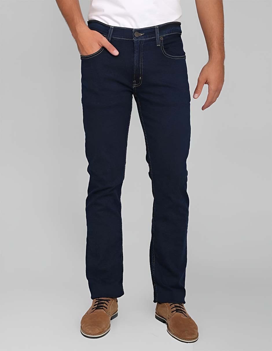 Jeans slim Oggi Vaxter lavado obscuro para hombre