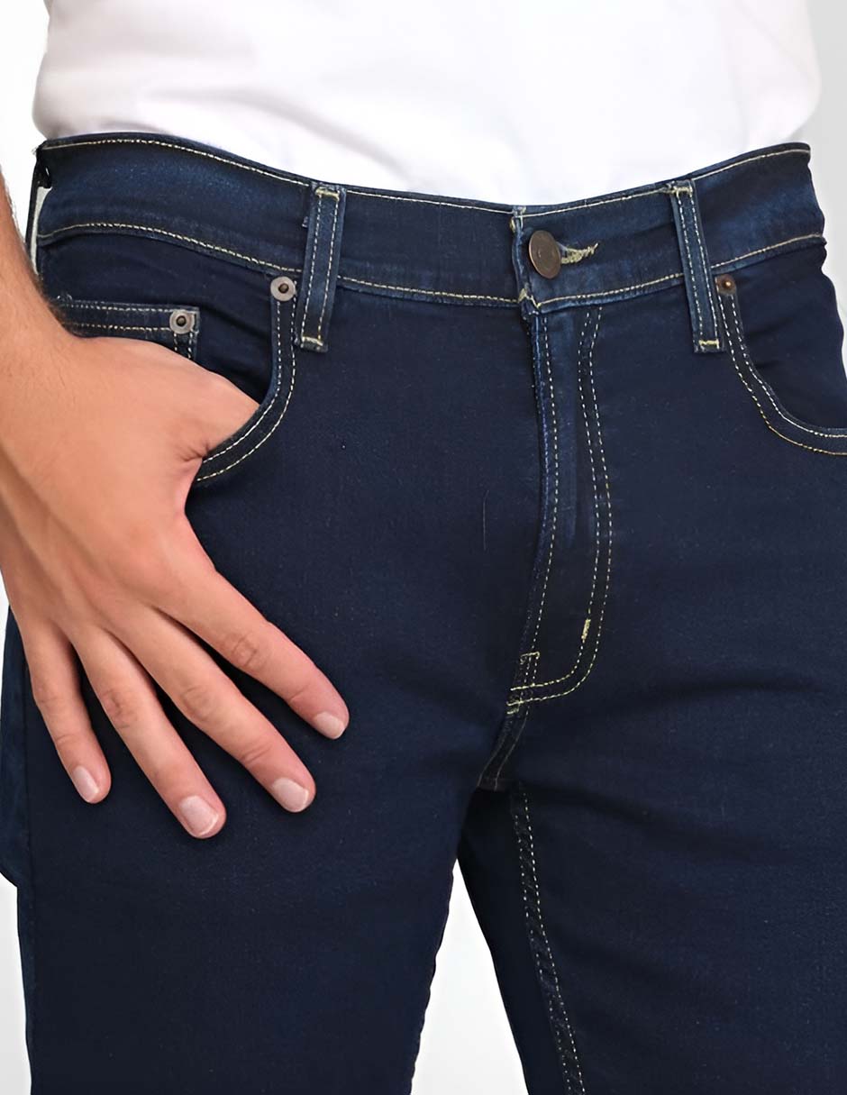 Jeans slim Oggi Vaxter lavado obscuro para hombre