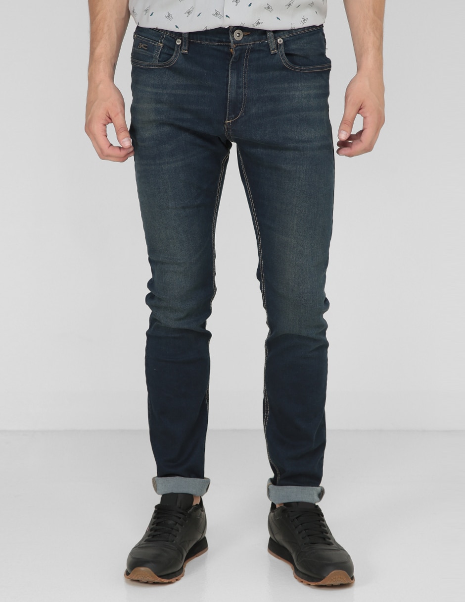 Jeans skinny lavado sand blast para hombre Jeans skinny lavado sand blast para hombre
