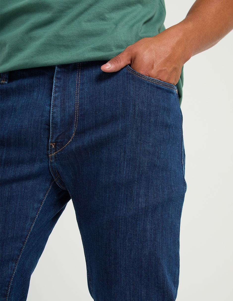 Jeans slim Silver Plate lavado stone wash para hombre