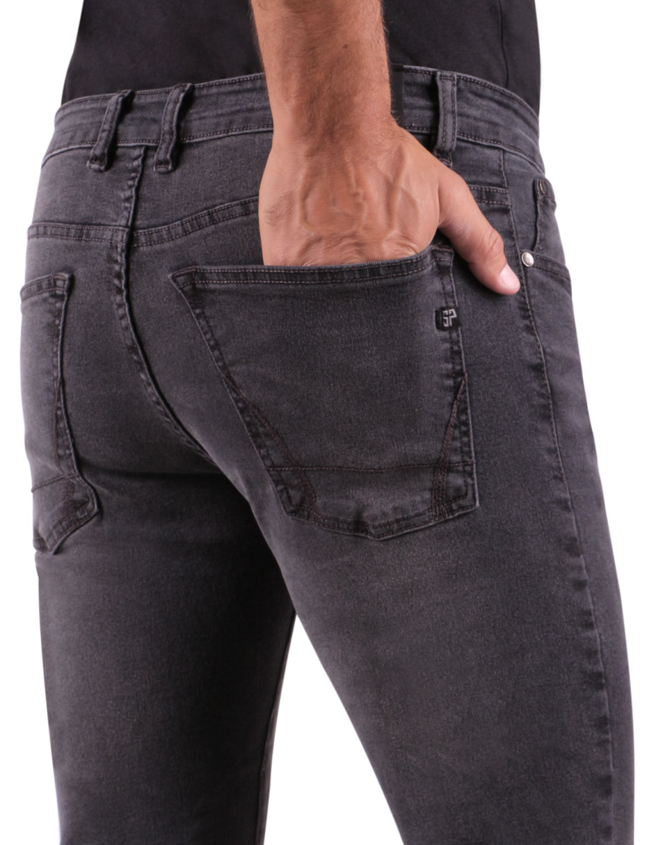 Jeans skinny Silver Plate lavado obscuro para hombre
