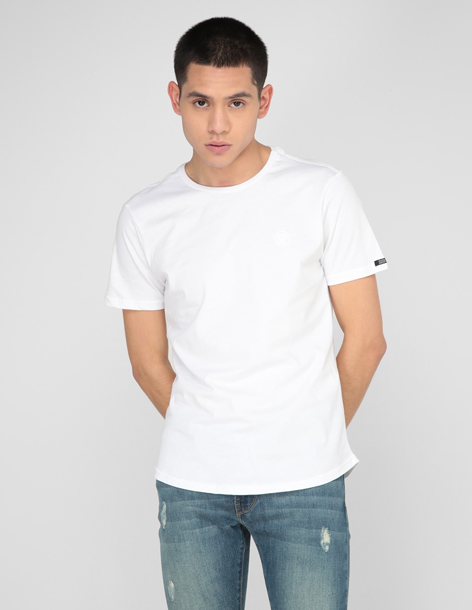 Playera cuello redondo para hombre