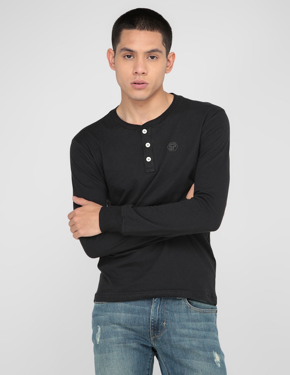 Playera cuello redondo para hombre