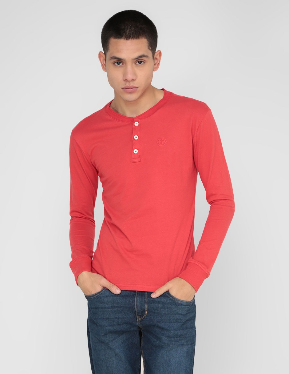 Playera cuello redondo para hombre