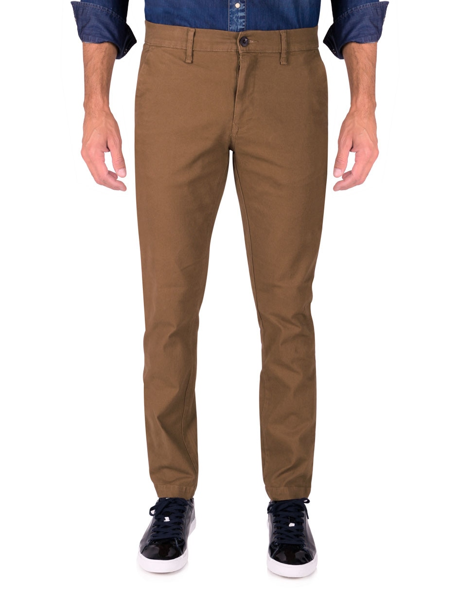 Pantalón slim de algodón para hombre Pantalón slim de algodón para hombre