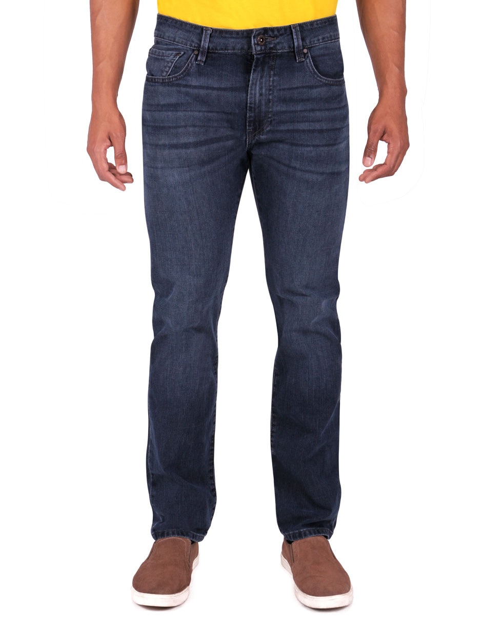 Jeans slim Silver Plate lavado whisker para hombre