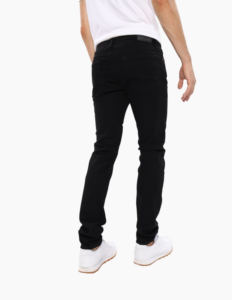 Jeans skinny American Eagle lavado obscuro para hombre