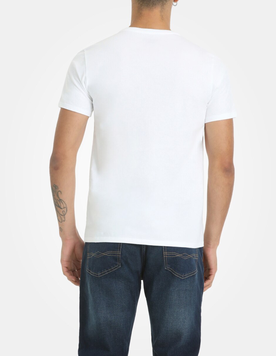 Playera cuello redondo para hombre