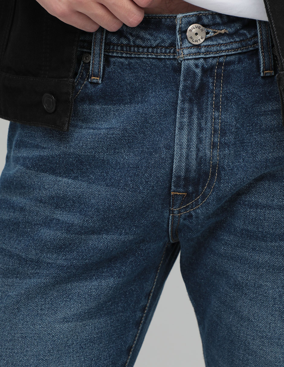 Jeans slim lavado stone wash para hombre