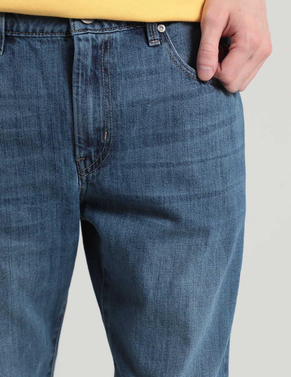 Jeans slim Silver Plate lavado stone wash para hombre