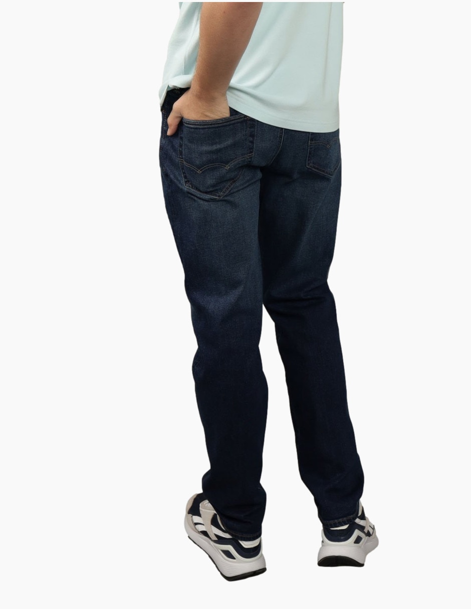 Jeans slim deslavado para hombre 5