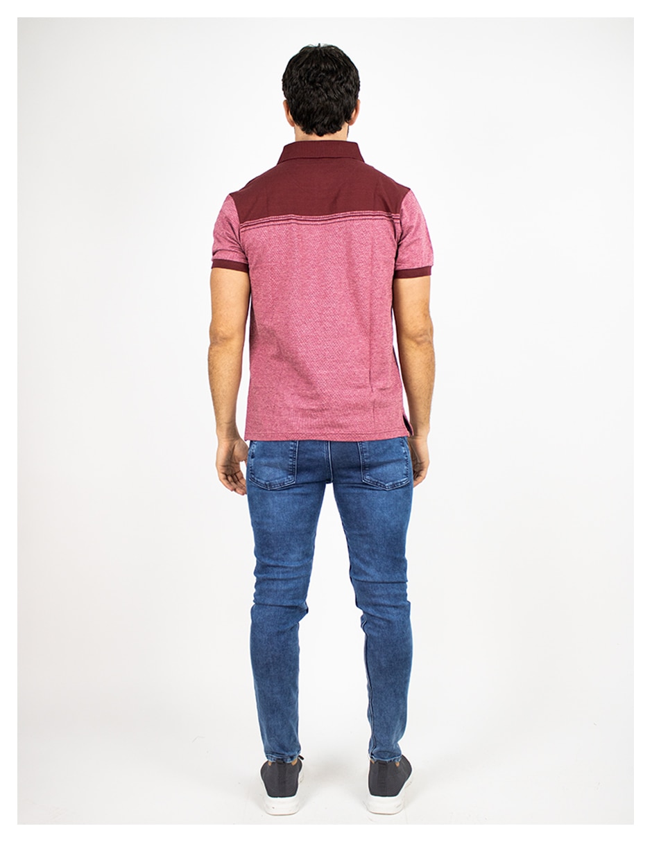 Playera tipo polo Basic para hombre 2