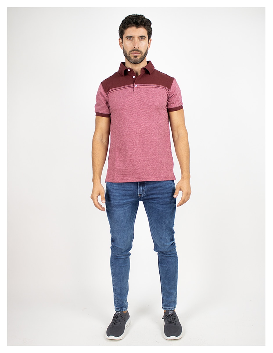Playera tipo polo Basic para hombre 3