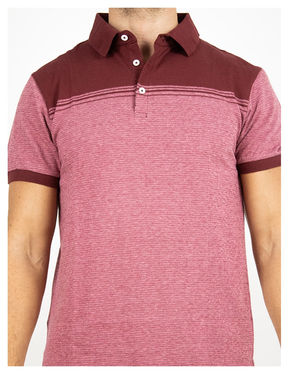 Playera tipo polo Basic para hombre 4