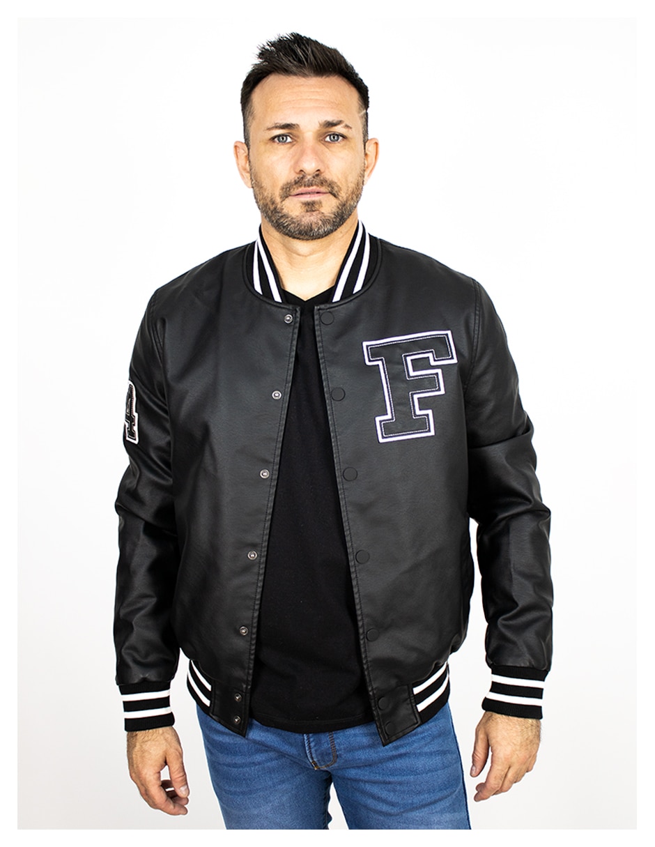 Chamarra casual con bolsillos para hombre Chamarra casual con bolsillos para hombre