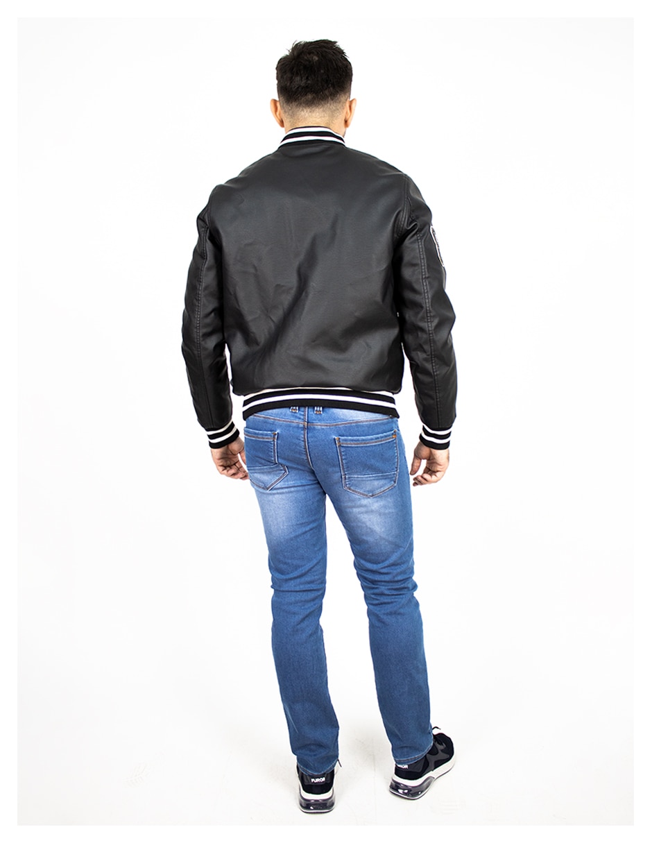 Chamarra casual con bolsillos para hombre 4