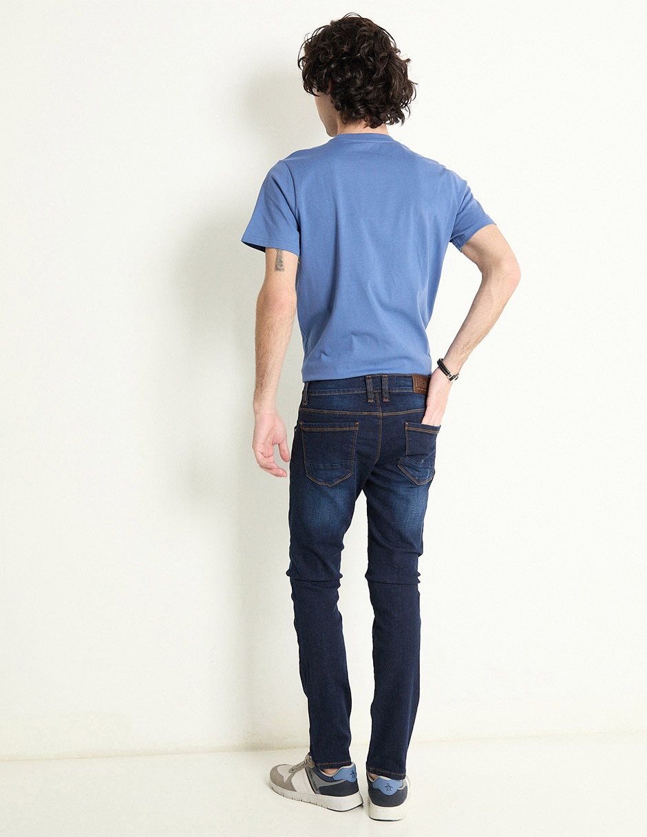 Jeans skinny Furor deslavado para hombre