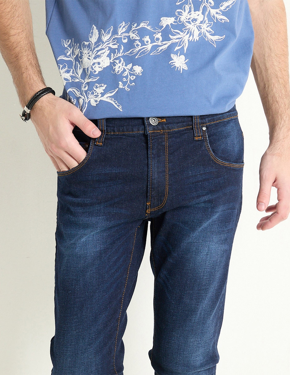 Jeans skinny Furor deslavado para hombre