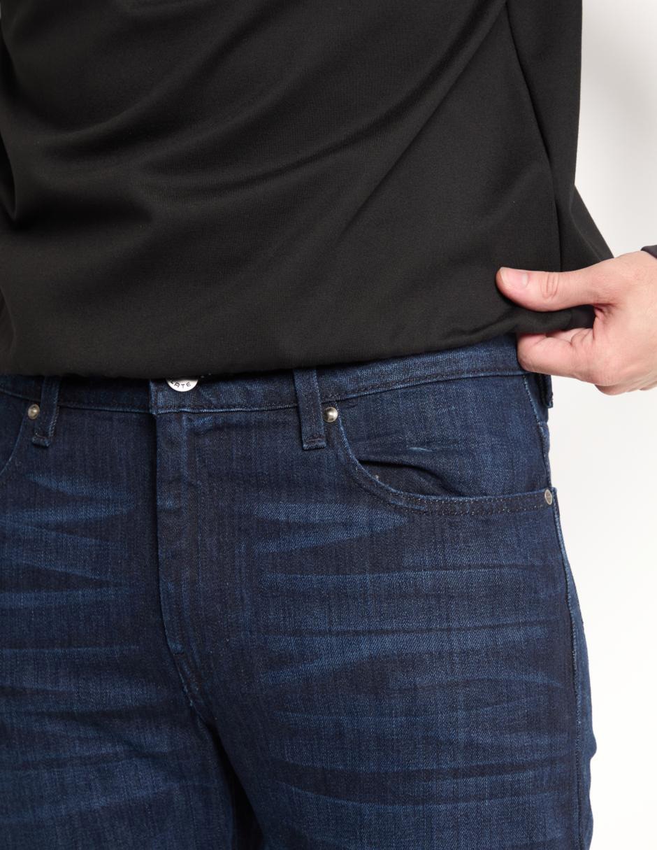 Jeans slim Silver Plate lavado stone wash para hombre