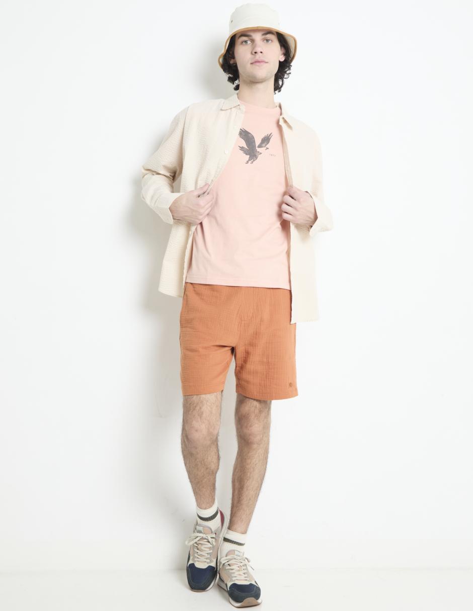 Playera cuello redondo para hombre