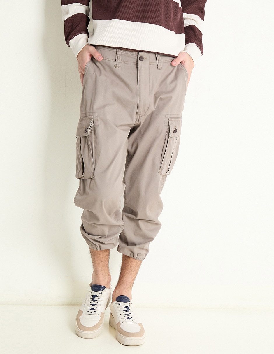 Pantalón cargo regular American Eagle de algodón para hombre