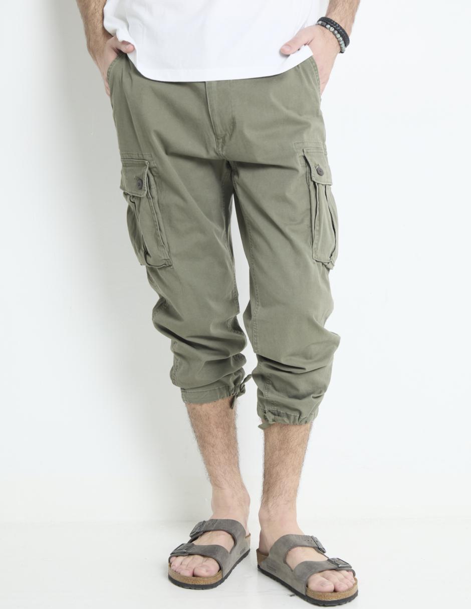 Pantalón cargo regular de algodón para hombre Pantalón cargo regular de algodón para hombre