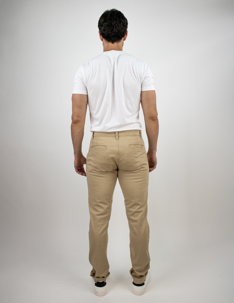 Pantalón chino slim Furor de algodón para hombre