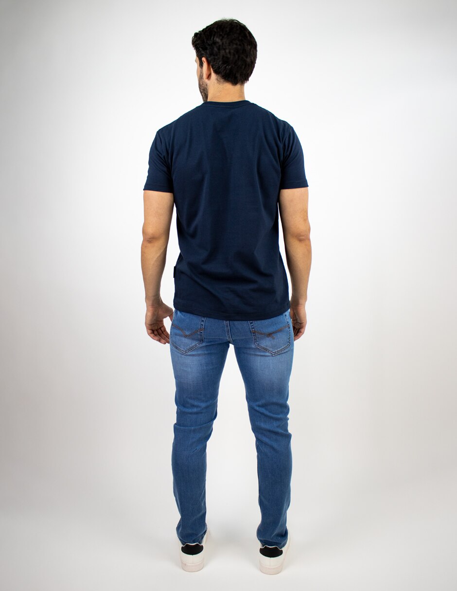 Playera cuello redondo para hombre
