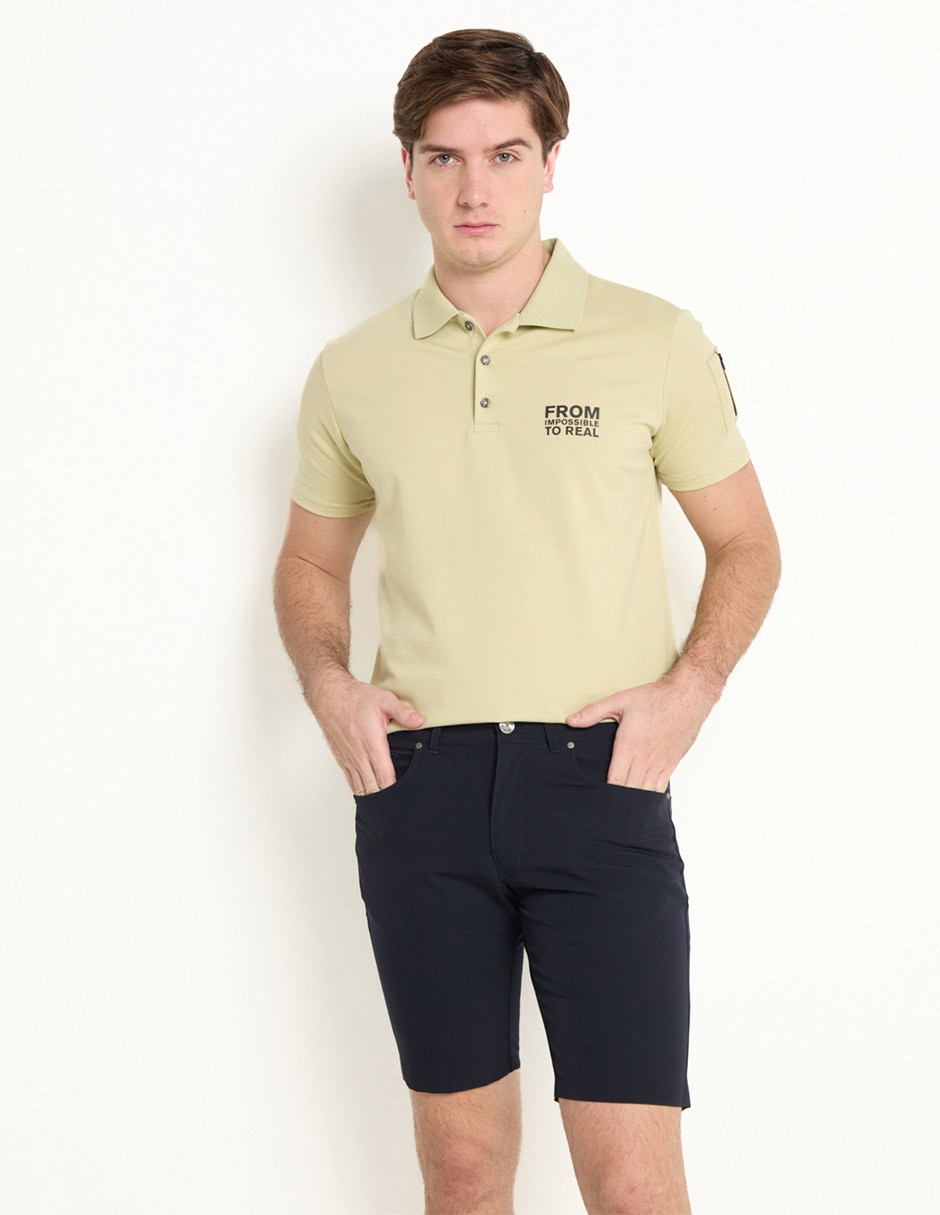 Bermuda de algodón para hombre