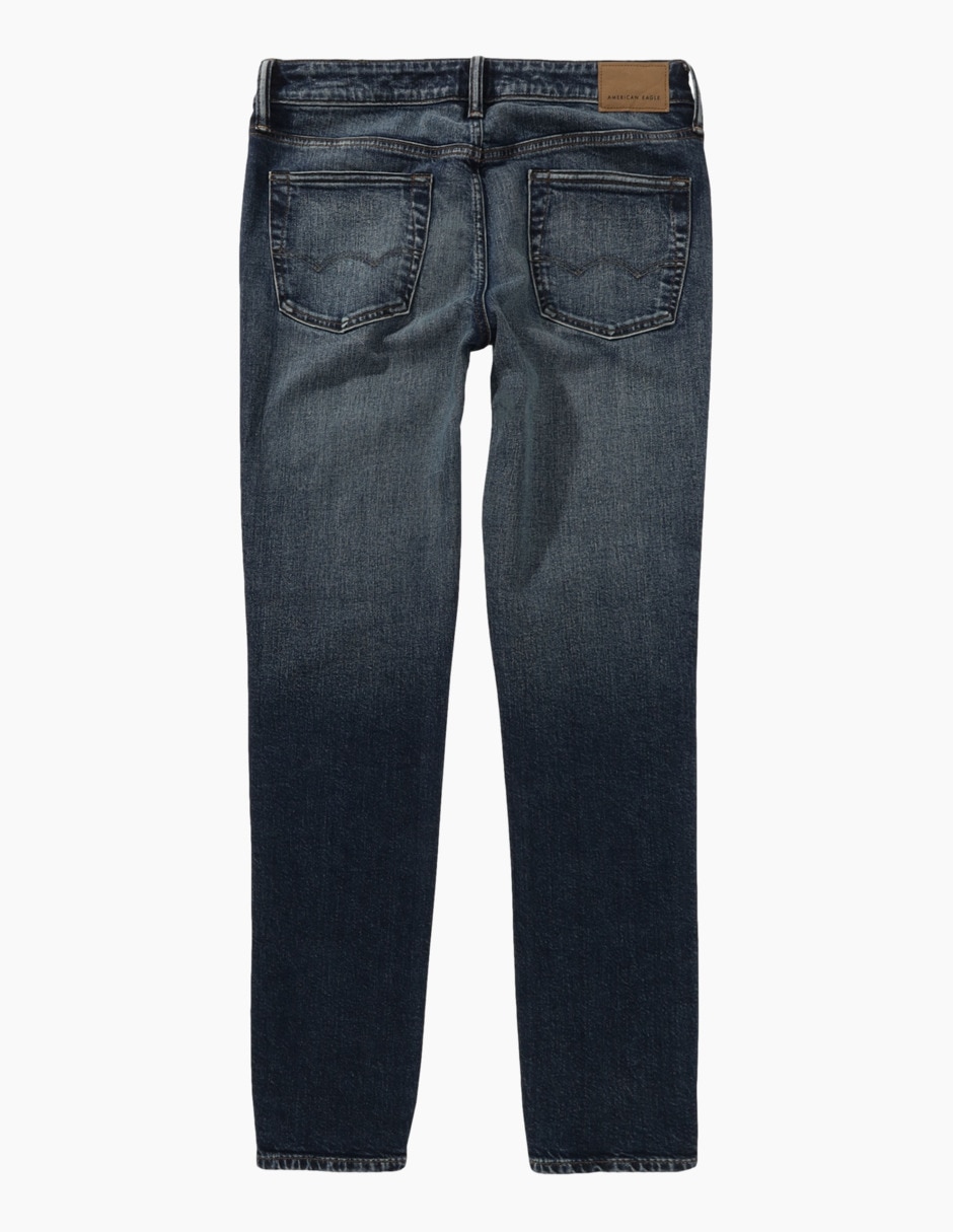 Jeans slim American Eagle deslavado para hombre