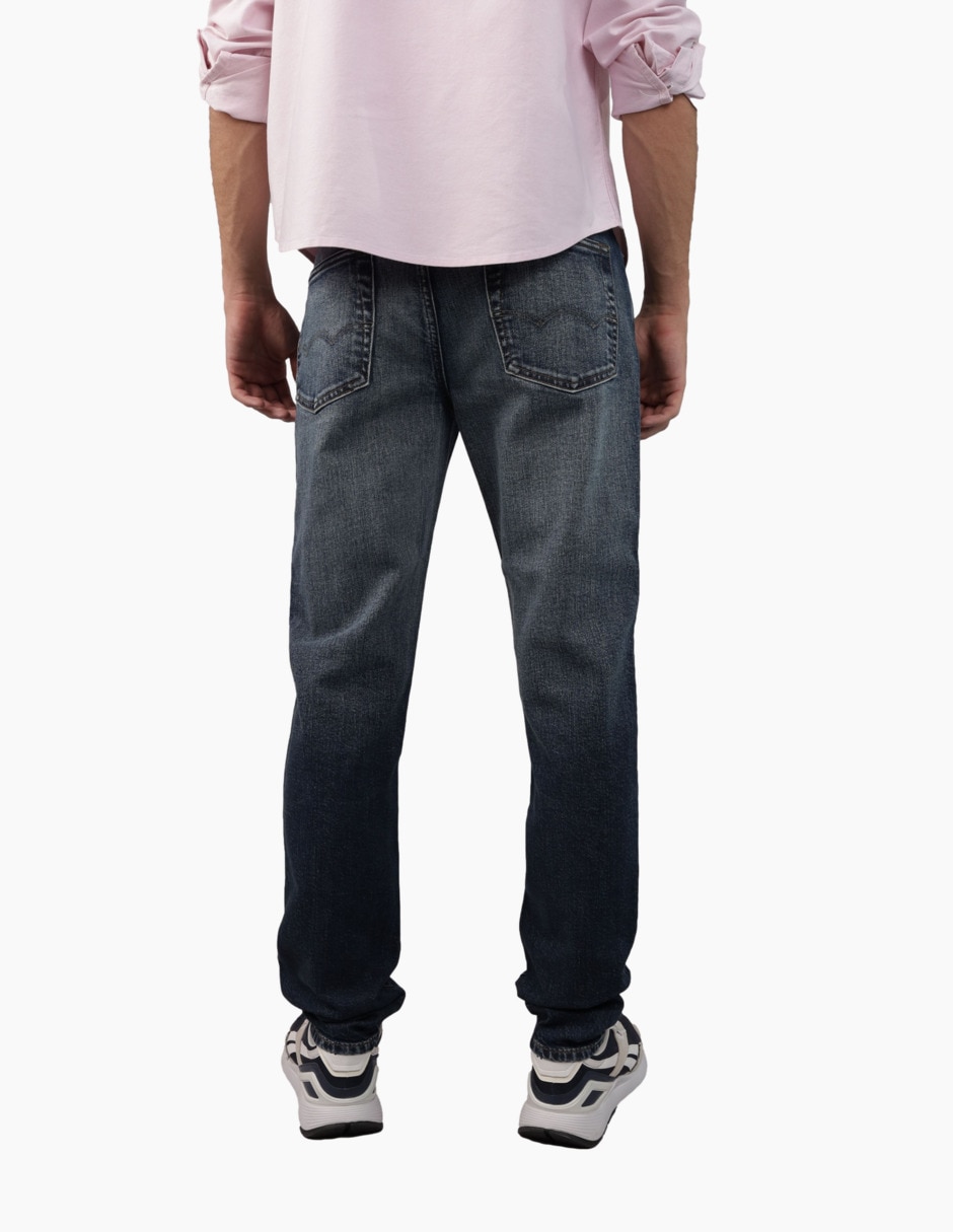 Jeans slim American Eagle deslavado para hombre