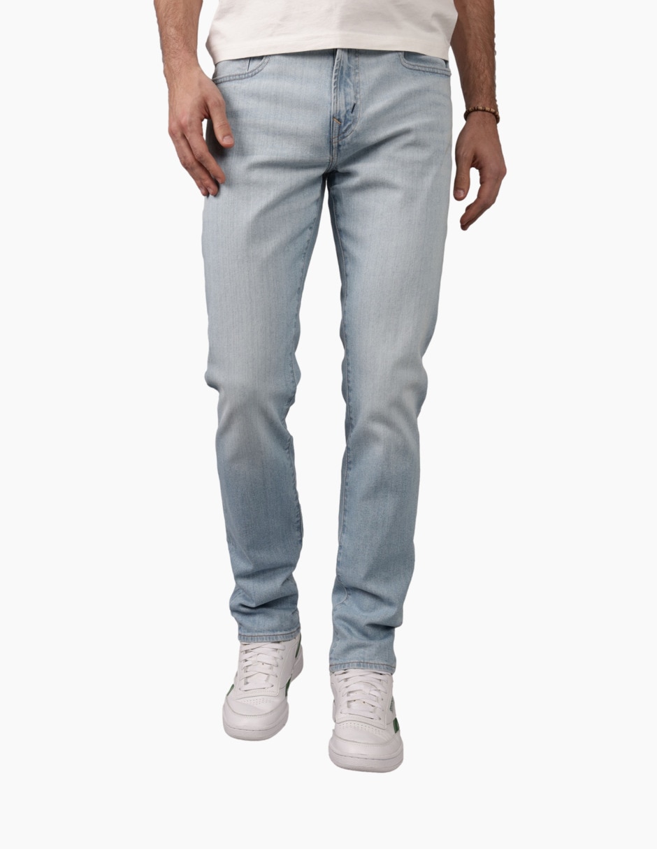 Jeans slim lavado claro para hombre Jeans slim lavado claro para hombre