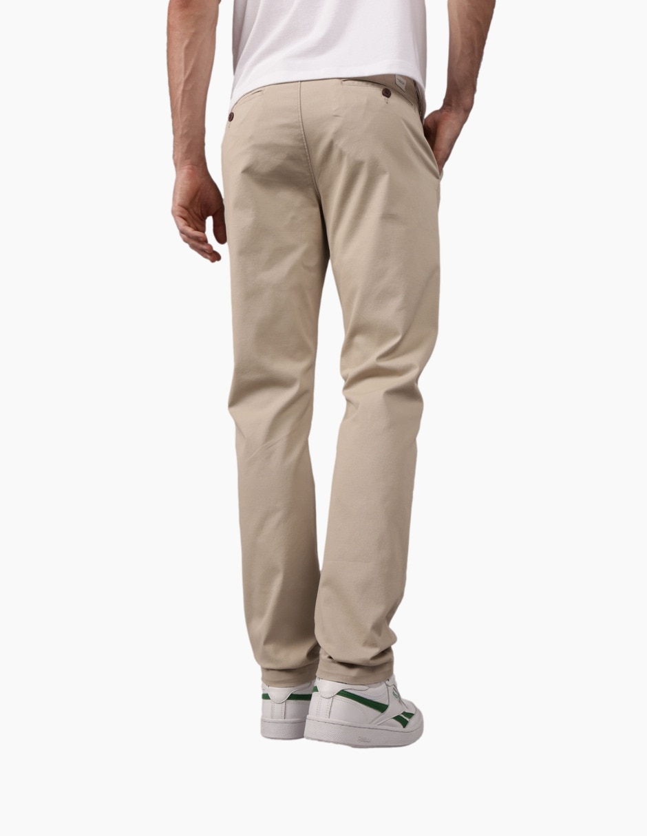 Pantalón chino slim de algodón para hombre 5