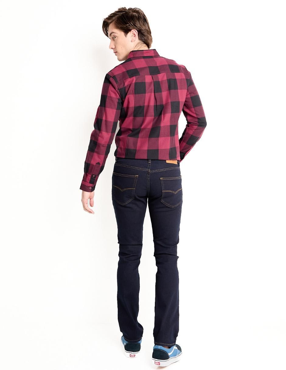 Jeans slim Oggi lavado obscuro para hombre