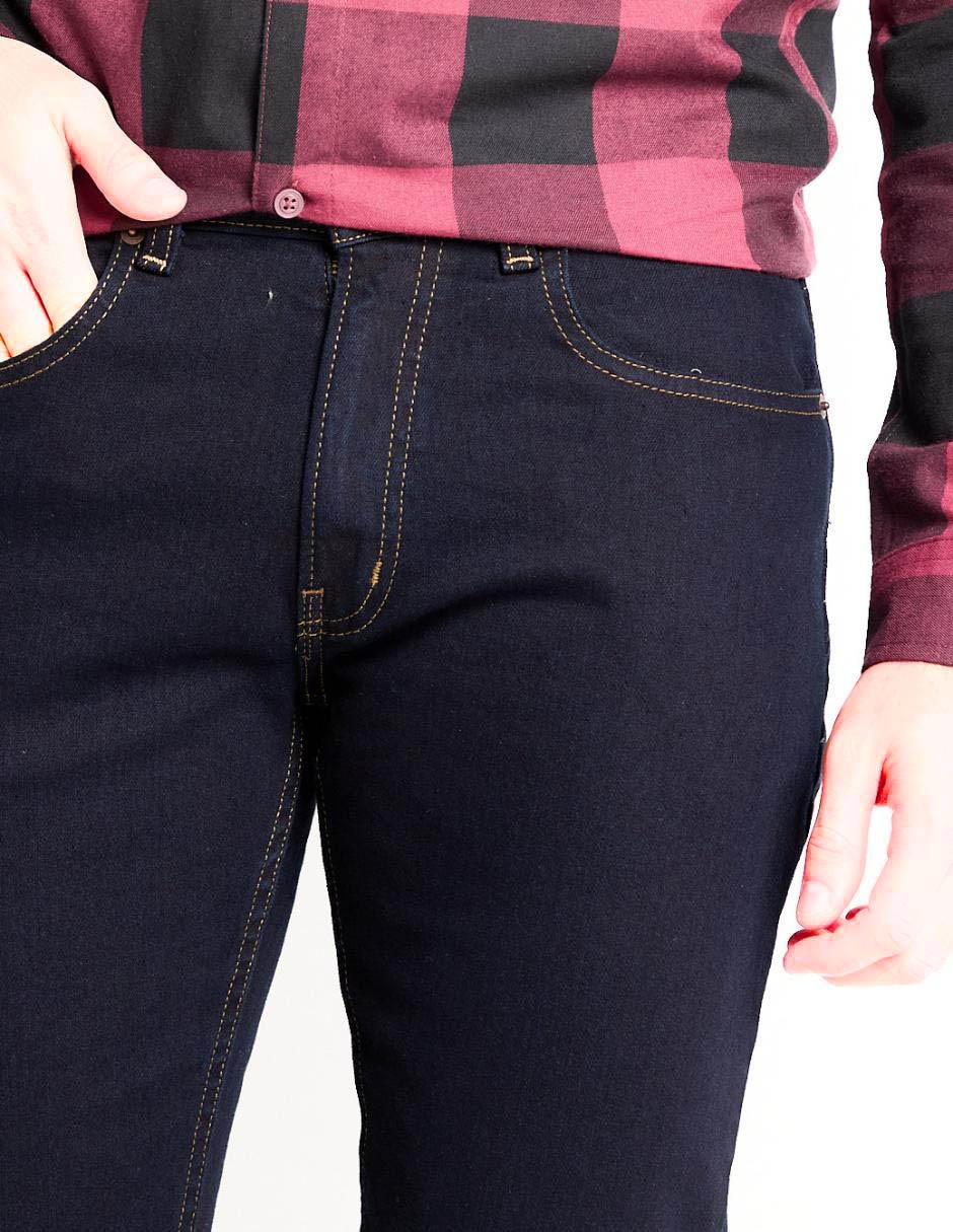 Jeans slim Oggi lavado obscuro para hombre
