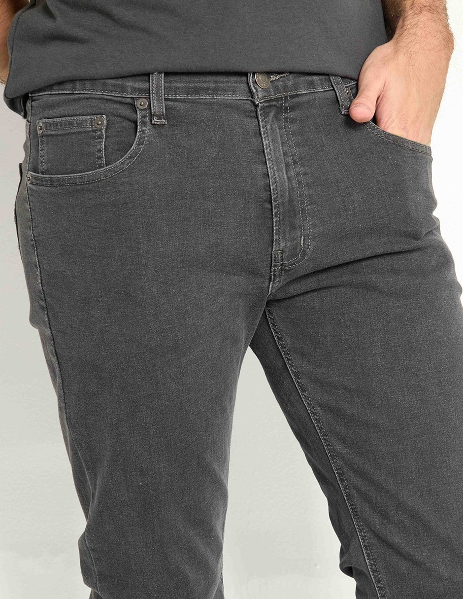 Jeans slim Oggi lavado medio para hombre
