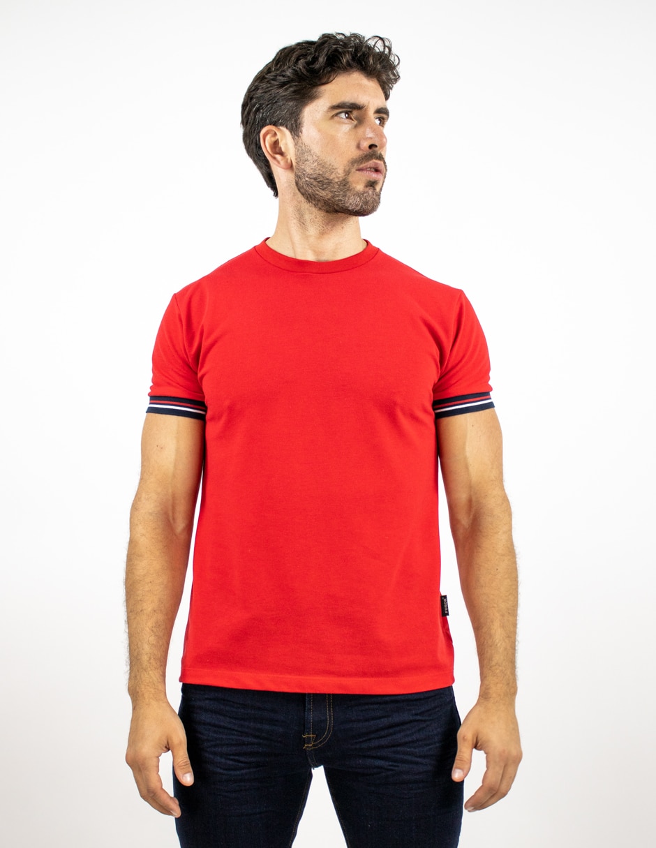 Playera cuello redondo para hombre 1