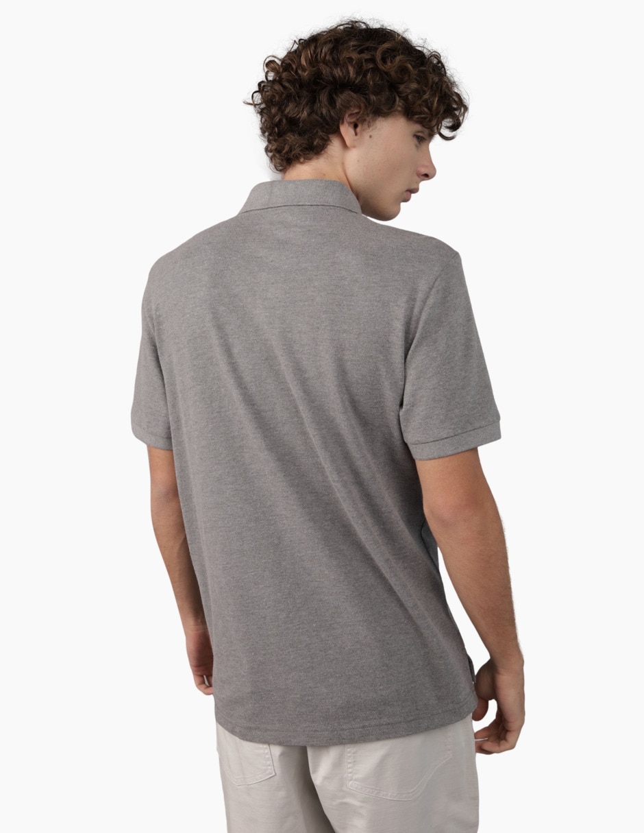Playera tipo polo American Eagle P Mfo Heather Grey P para hombre