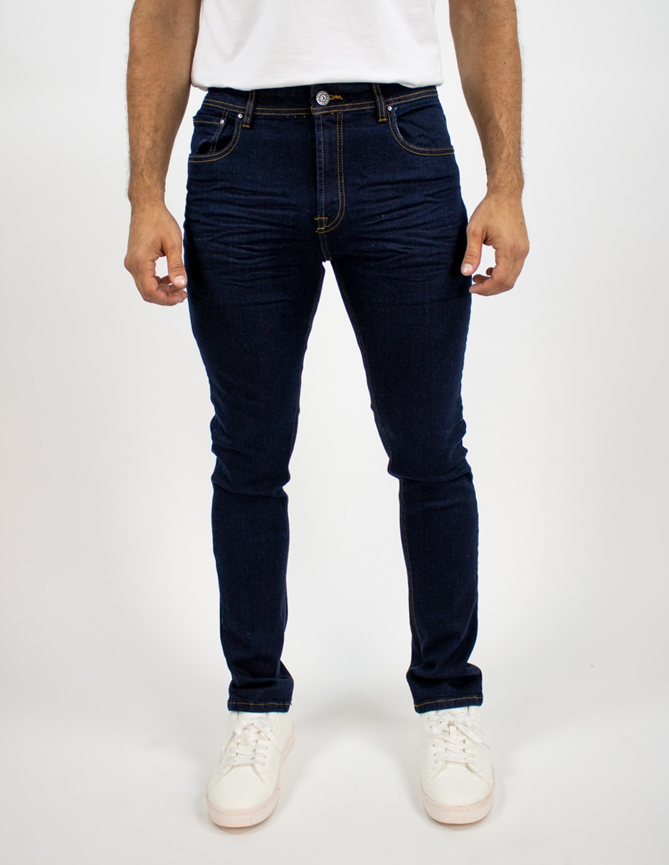 Jeans straight Furor lavado medio para hombre