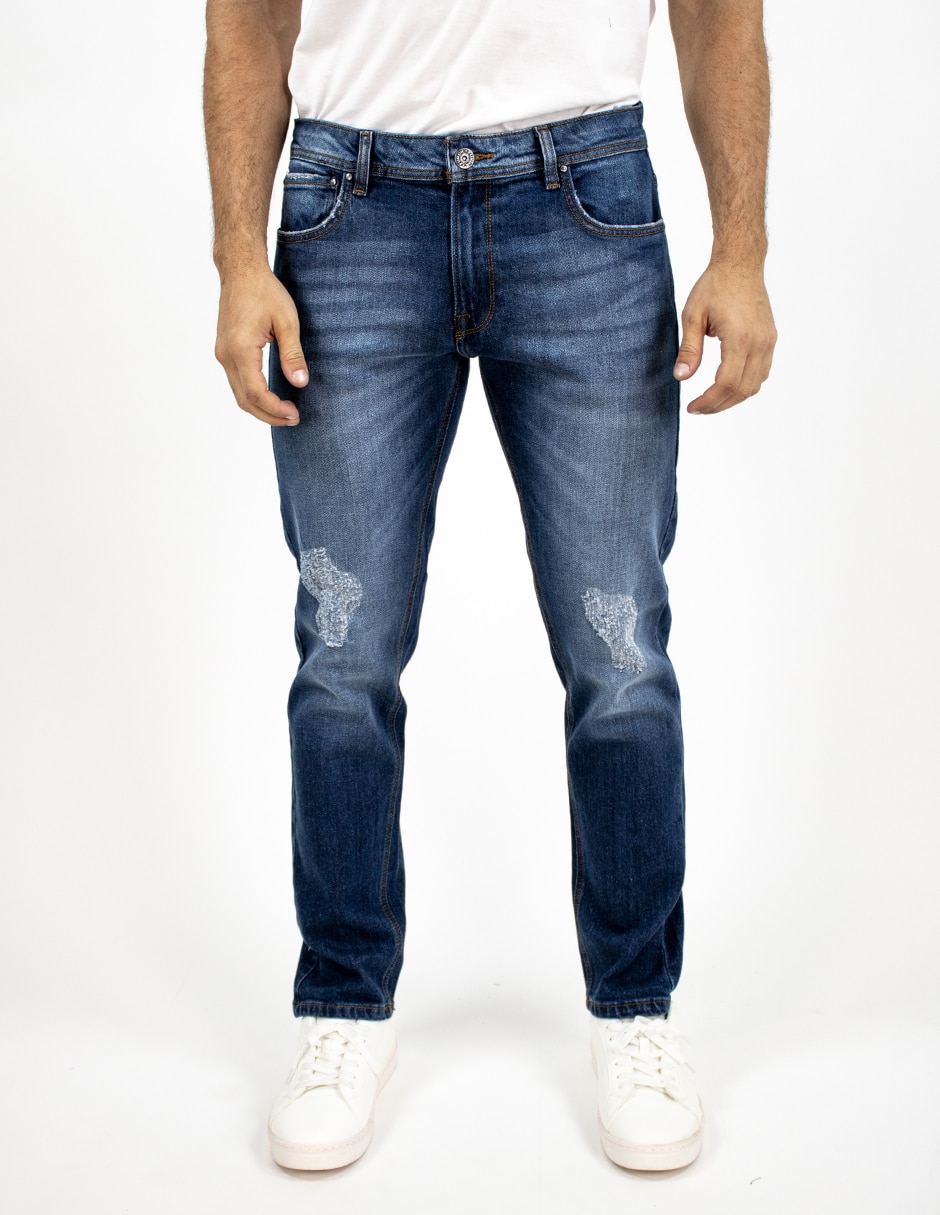 Jeans slim Furor deslavado para hombre