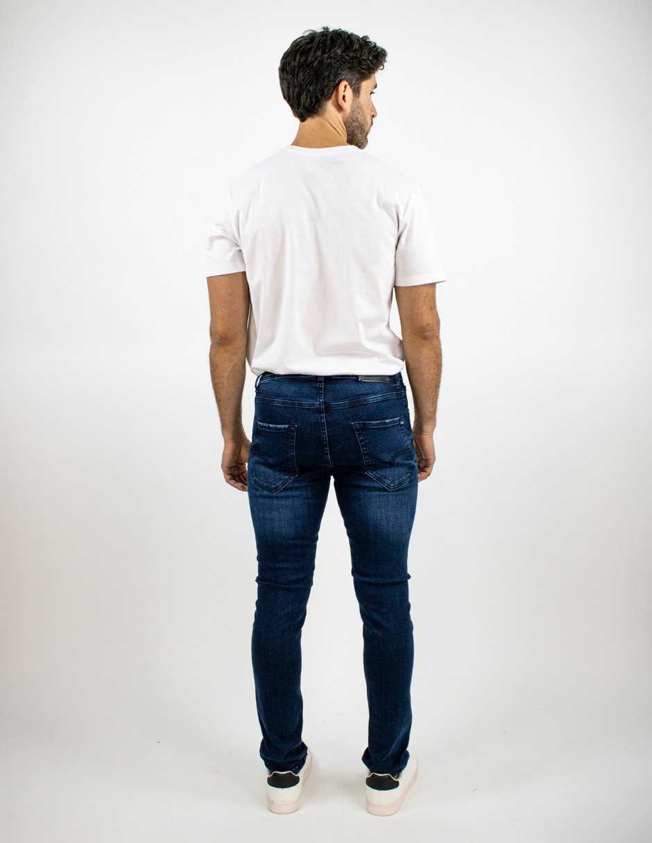 Jeans straight Furor deslavado para hombre