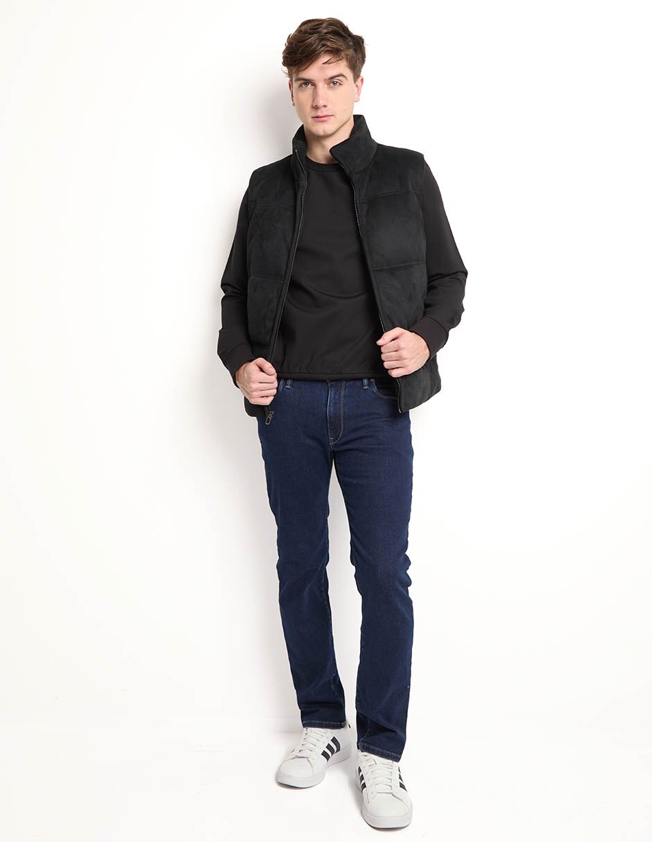 Jeans slim lavado stone wash para hombre 3