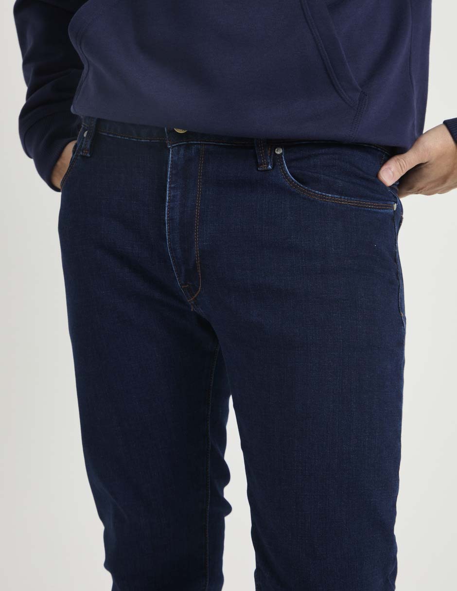 Jeans slim Silver Plate lavado obscuro para hombre