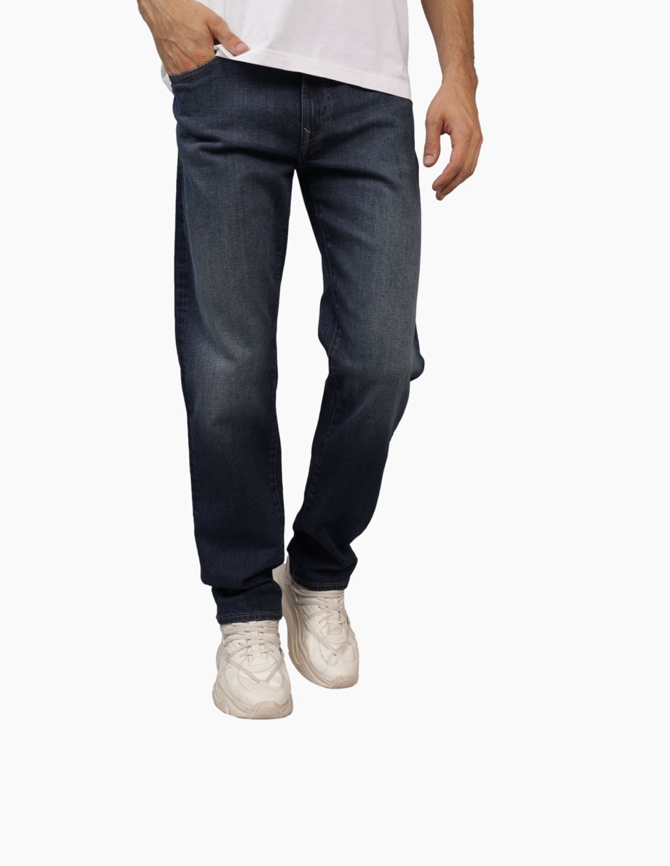 Jeans slim lavado obscuro para hombre Jeans slim lavado obscuro para hombre