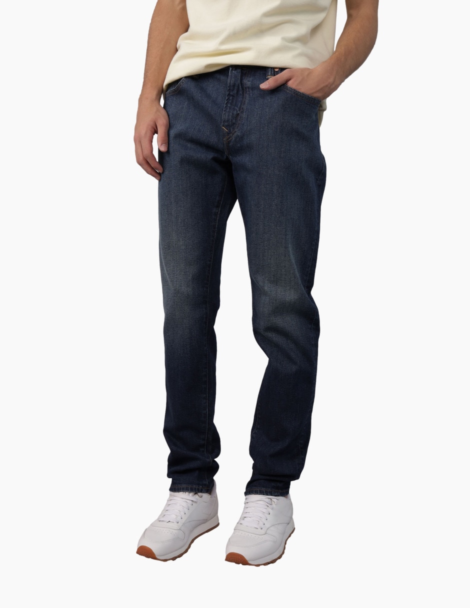 Jeans skinny Athletic lavado obscuro para hombre Jeans skinny Athletic lavado obscuro para hombre
