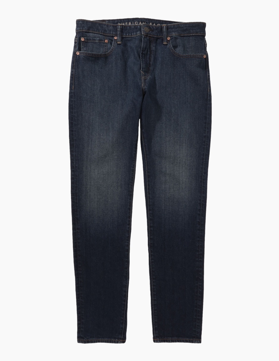 Jeans skinny American Eagle Athletic lavado obscuro para hombre