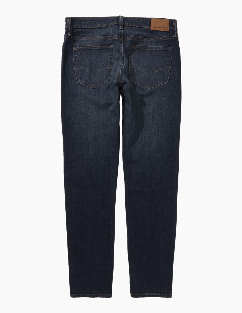 Jeans skinny American Eagle Athletic lavado obscuro para hombre